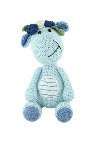 Amigurumi Mavi Dinozor