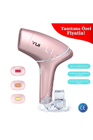 Yui Iplv15 Pro 3 Başlıklı Buz Lazer Epilasyon Cihazı