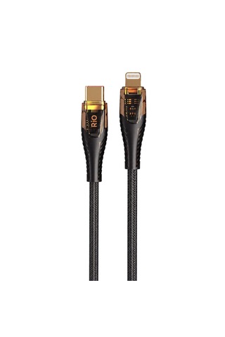Flayse C23c-d 27w Hızlı Şarjlı Type-c To Lightning Kablosu 1 Metre Led Göstergeli