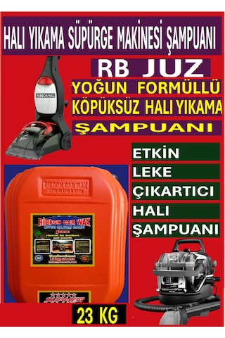 Rb Juz Halı - Koltuk Yıkama Süpürge Makinesi Şampuanı 23 Kg