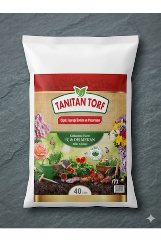 40 Lt Torf Toprak, Fide, Çiçek, Bitki Yetiştirme Torfu 40 L