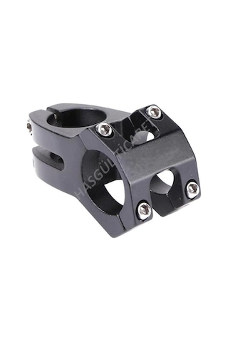 Hsgl Bisiklet Siyah Alüminyum Gidon Boğazı 30 mm 31.8-28.6 Bisi Siyah