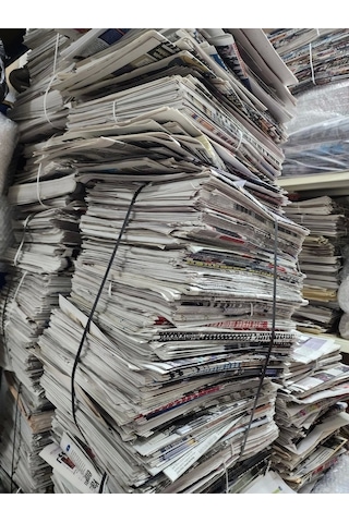 Bayi Çıkışlı Eski Gazete 10 Kg Taşınma Gazete Kağıdı Ambalaj Kağıdı