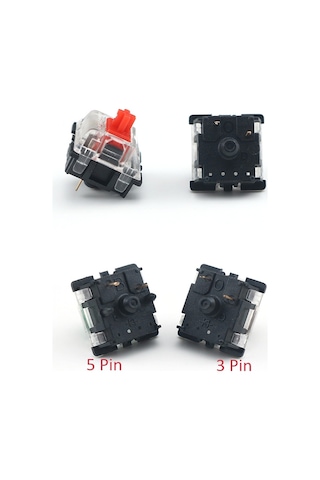 Sones 10 Adet Gateron G Şaft Siyah Alt Şeffaf Şaft Kapağı Eksen Anahtarı, Stil: G5 Ayak Yeşil Şaft