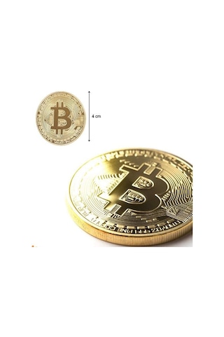 Bitcoin Madeni Para ANTRASİT RENK