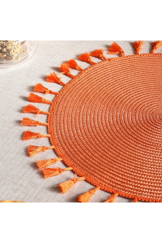 Karaca Molly 2'li Amerikan Servisi 38 Cm Turuncu Turuncu