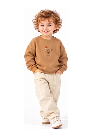 Laciel Paris La'cieel Paris Laciel Days Sweatshirt Ballon Paçalı Jeans Krem