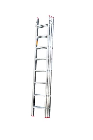 3 Parçalı Alüminyum Sürgülü Merdiven 3x10 Basamaklı Asm.11 300 Cm'ye Kadar