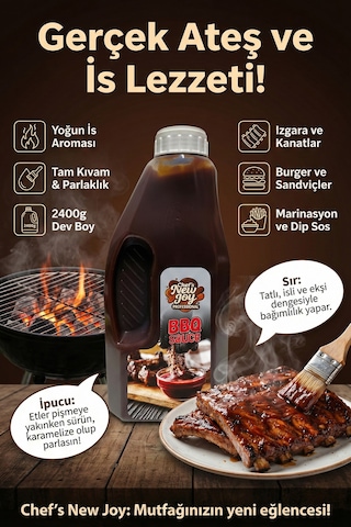 Chefs New Joy Barbekü Sosu Bbq Sauce 2400 G