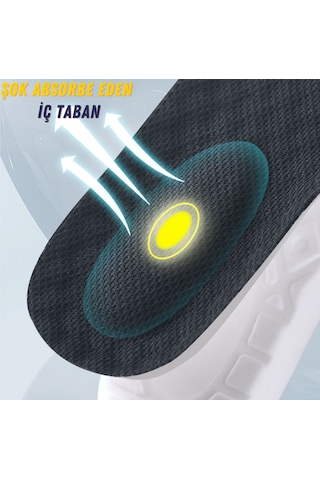 Anatomik, Rahat, Koşucu, Sporcu, Ayakkabı Tabanlığı, Siyah 42-43