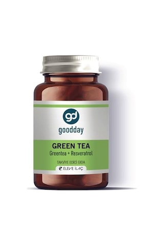 Goodday Green Tea + Resveratrol 60 Tablet Takviye Edici Gıda