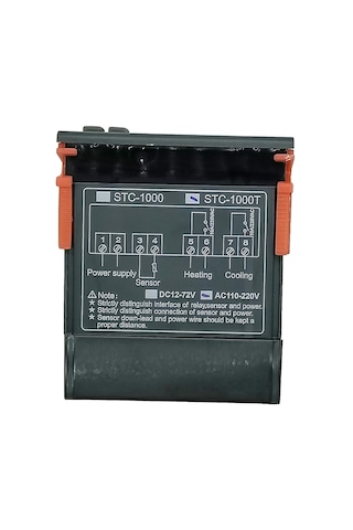 STC-1000T 220V 10A Özel Üretim Dijital Termostat+Yedek Prob