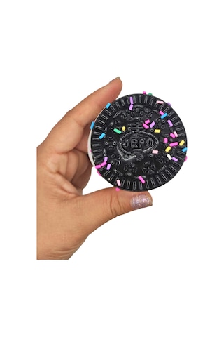 Yuvarlak Bisküvi Şekilli Squishy Taba Sukuşi Yumuşacık 6,5 Cm Sukuşi - 1 Adet