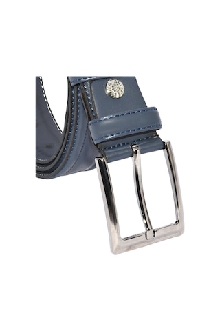 Süzer Deri x 3.5 Cm Klasik Suni Deri Desenli Model Kemer Lacivert (429082743)