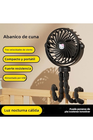 Ayarlanabilir Tripod Ve Usb Şarjlı Taşınabilir Elektrikli Vantilatör Aydınlatma Stili1,