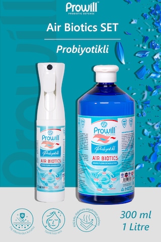 Airbiotics Probiyotikli Mikro Flora Dengeleyici Sprey 300ml + 1l Set