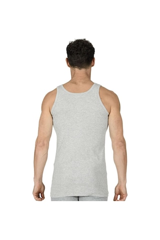 Özkan Underwear 6 Adet Özkan Erkek Ribana Atlet 11406 Gri