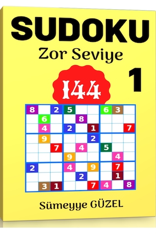 Sudoku Zor Seviye Kitap Seti 3 Kitap