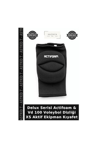 Delux Serisi Actifoam & Vd 100 Voleybol Dizliği Xs Aktif Ekipman Kıyafet Çok Renkli