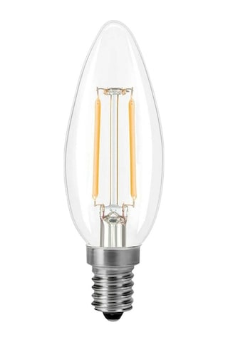 Novahub 2700k Sıcak Beyaz, Vintage Filament, 20w Eşdeğer, Uzun Ömür Led, E14 Ampul Şeffaf