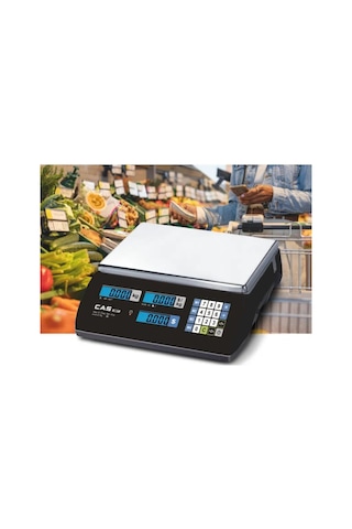 Cas Er Jr 15kg Lcd Ekran Boyunsuz Fiyat Hesaplamalı Terazi