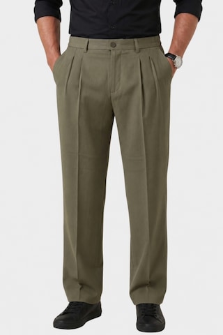 Deep Sea Deepsea Haki Baggy Fit Pileli Kumaş Pantolon Likralı, Beli Lastikli Rahat Kesim Erkek Pantolon 2600920