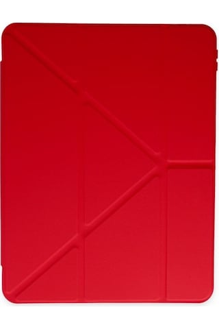 Samsung Galaxy Uyumlu Tab A8 10.5 Sm-x200 Kılıf Kalem Bölmeli Trifolding Silikon Case Kılıf