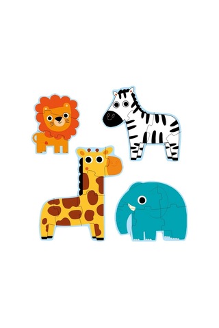 Djeco Ilerleyen Puzzle In The Jungle 3,4,6,9 Pcs