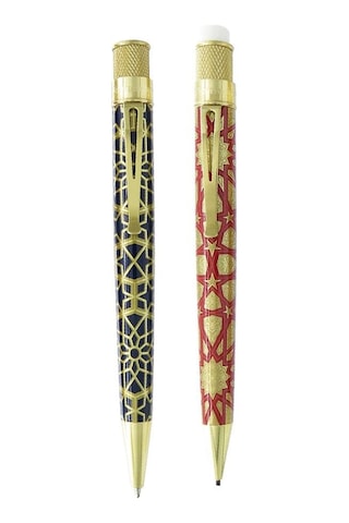 Retro 51 The Met Geometric Roller Kalem-mekanik Kurşun Kalem 1.15 Mm Seti Mrs-2121 Çok Renkli