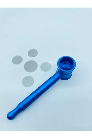 Alcan Metal Pipo 2 Parça Süzgeçli Pipo 10 CM