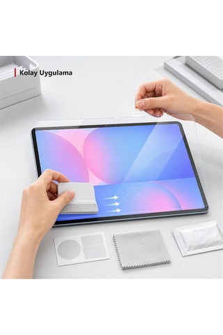 Samsung Galaxy Tab S10 Fe Plus 13.1 İnç İle Uyumlu Ekran Koruyucu 9h Temperli Kırılmaz Esnek Nano Cam, Çizilmeye Ve Darbeye Dayanıklı Koruma, Hd Şeffaf