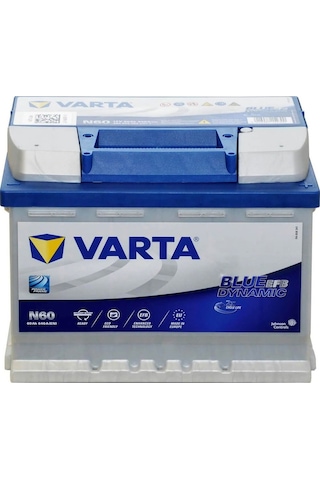 Varta 12V 60 Amper 640A N60 Start & Stop Efb Akü