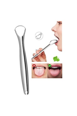 Paslanmaz Çelik Dil Temizleyici Çok Renkli