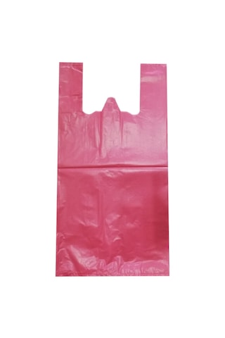 Kalın Kırmızı Poşet 30x60 Cm Büyük Boy 1 Kg Hışır Atlet Poşet Market Manav Poşeti Çöp Poşeti