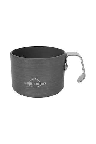 Yuntech01 Hafif Alüminyum Kamp Bardağı - Seyahat, Piknik Ve Kamp İçin Dayanıklı 160ml Gri