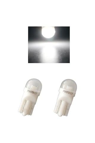 Photon T10 W5W 12V Dipsiz T10 Led Beyaz Işık Oto Park Ampülu 9'lu Paket Ph7017 B9