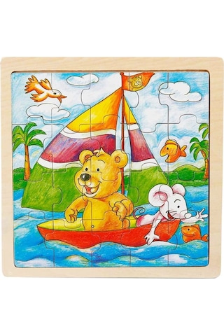 20 Parçalık Ahşap Puzzle: Woody Hayvanlar İle Eğlenceli Zamanlar