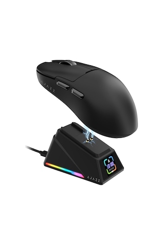 Aj159 Apex 8k Oyun Mouse, 3 Modlu Tft Ekranlı Manyetik Şarj İstasyonu,paw3950 Sensör, 56 Gram Diğer