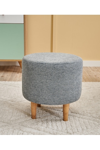 Favora Fındık Puf - Gri Gri