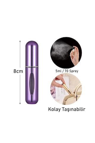 Taşınabilir Mini Parfüm Şişesi Atomizer Doldurulabilir