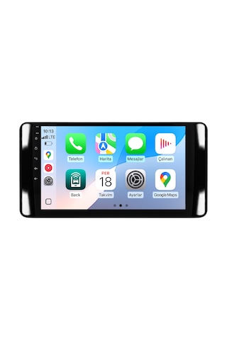 Skoda Scala Android Multimedya Sistemi 2021+ Crv-4946xaa Piano Black Çerçeve 10"