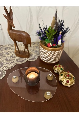 Sammwood Lüx Vip Şeffaf Organizer... Altın - Şeffaf