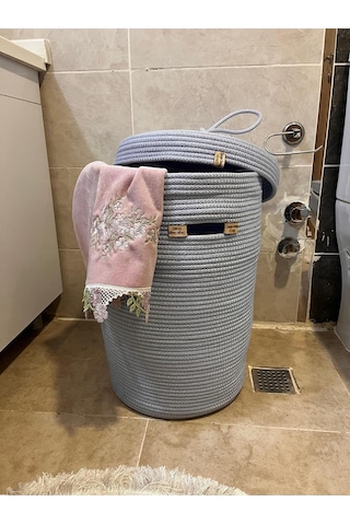 Zengin Design Home Banyo Çamaşır Sepeti Zengin Eesign Homr Zdh-123 Bebe Mavi