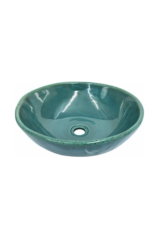 Artvit El Yapımı Tezgah Üstü Lavabo - L1000000 Yeşil