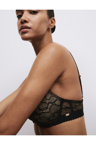 Marks & Spencer LaceWear Dantel Detaylı Destekli Sütyen T81006841F Siyah