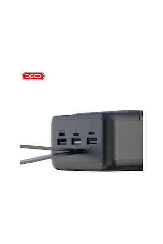 30000 Mah 22.5w Hızlı Şarj Destekli 3 Çıkışlı Dijital Ekranlı Ve Fenerli Powerbank Beyaz