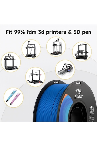 Creality Ender Pla+ Filament Koyu Mavi 1.75mm 1kg - Urhanshop Gönderimli