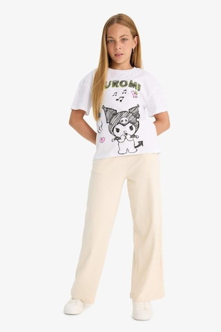 Defacto Kız Çocuk Beli Lastikli Wide Leg Geniş Paça Eşofman Altı E1836a825aubg734 Bej