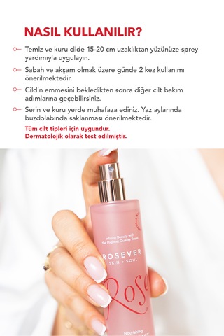 Rosever Skin Soul Gül Mayası 50 Ml