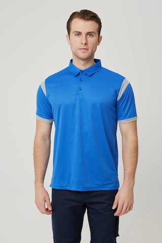 Armadillo Allium Polo Yaka Tişört Saks Mavi - Gri